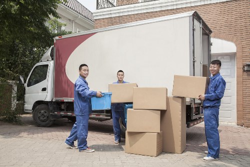 Professional packing services team in action