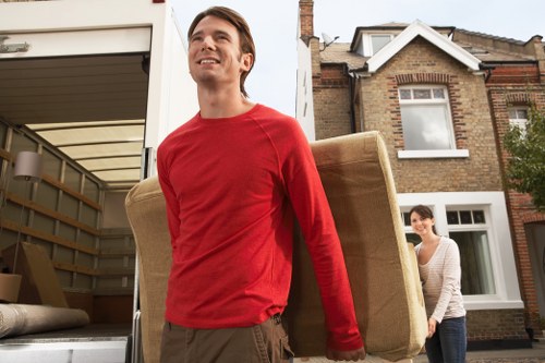 Secure transportation of household items by removalists